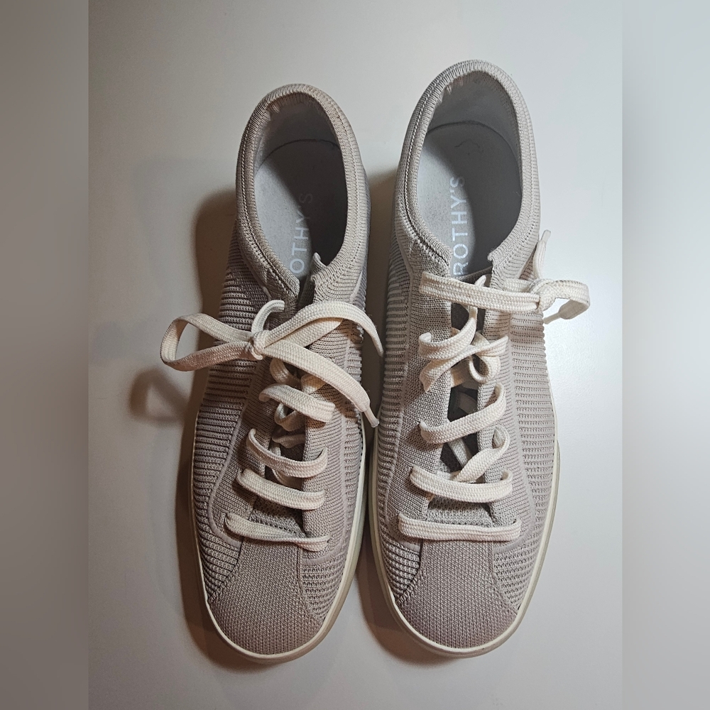 Rothy's Gray/Lilac Size 10 Lace Up Sneakers